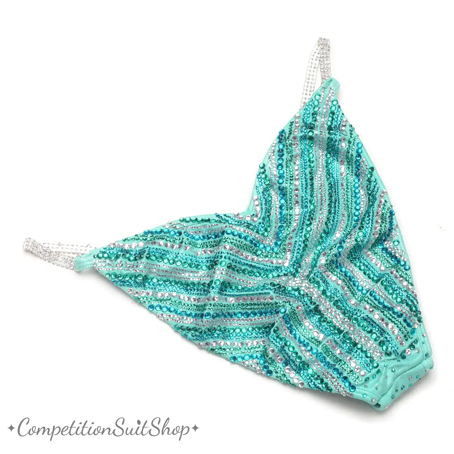 Blue Aspis Bikini Competition Suit  (B123)